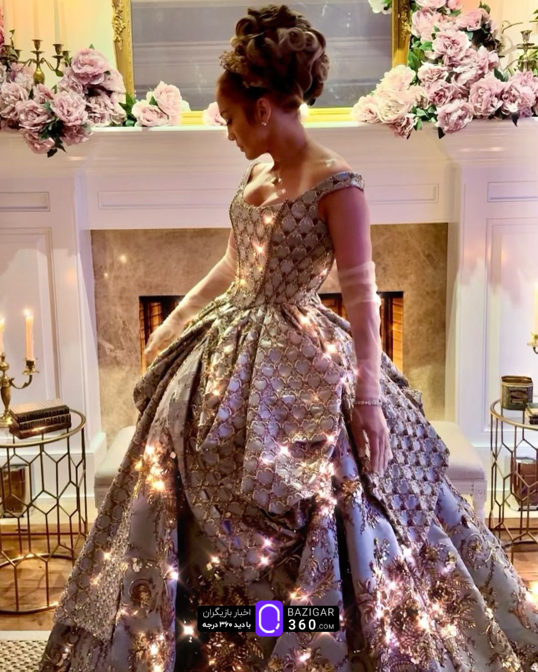 تصاویر جشن تولد سلطنتی جنیفر لوپز به سبک بریجرتون