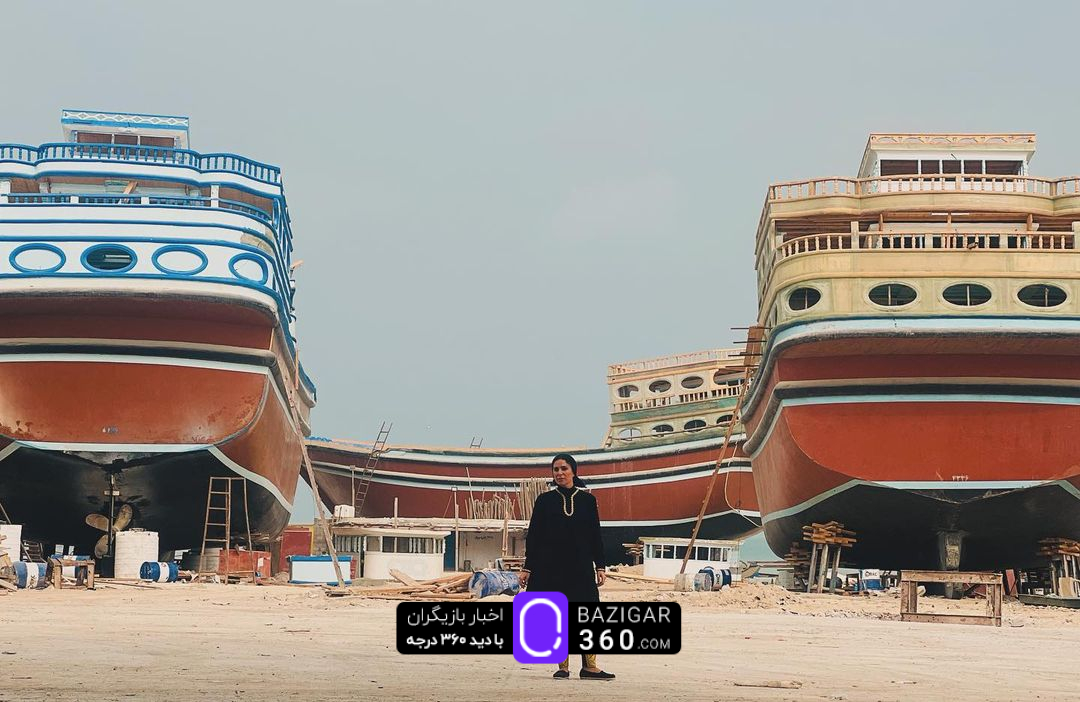 تصاویر سحر دولتشاهی در پشت صحنه «یادگار جنوب»