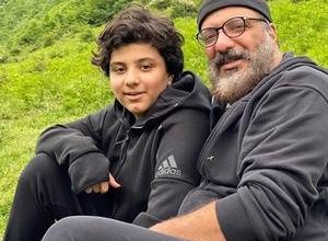 امیر جعفری و پسرش آیین