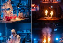 پشت صحنه فیلم ها