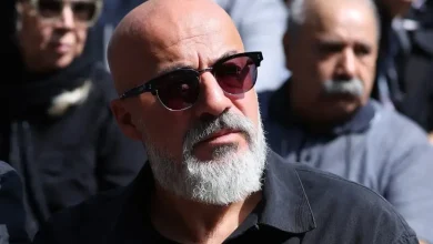 امیر آقائی در مراسم اکبر عبدی