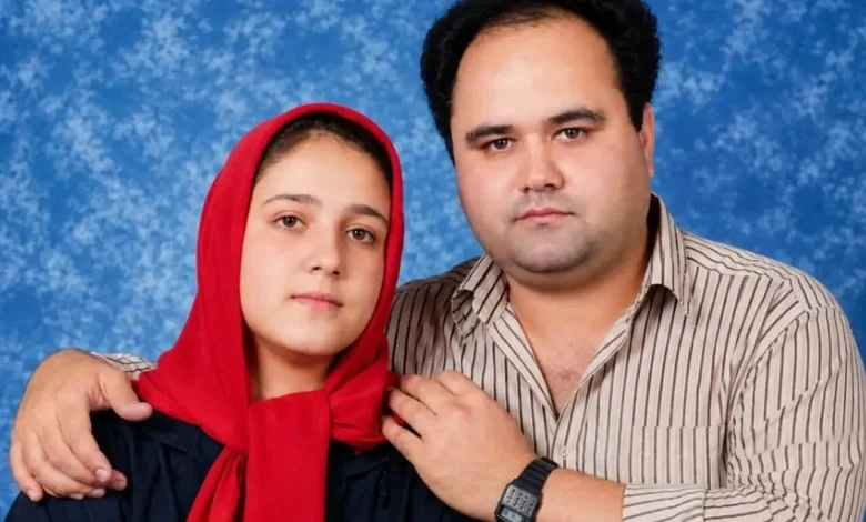اکبر عبدی و همسرش